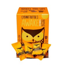 Awake Peanut Butter Chocolate Bites - 50 Count